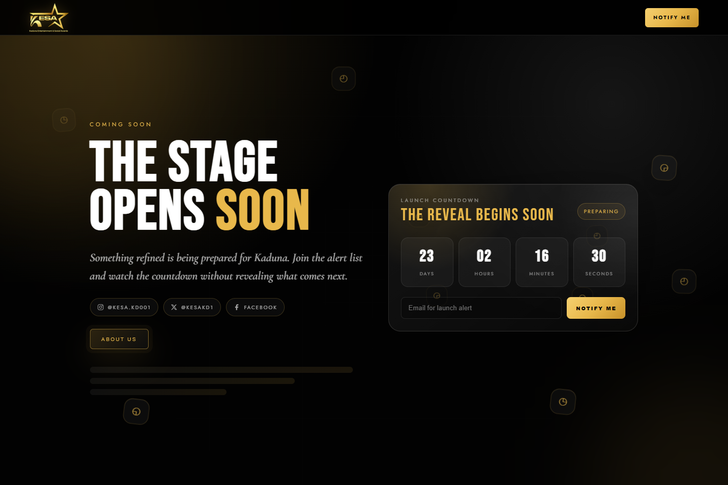 KES Awards screenshot